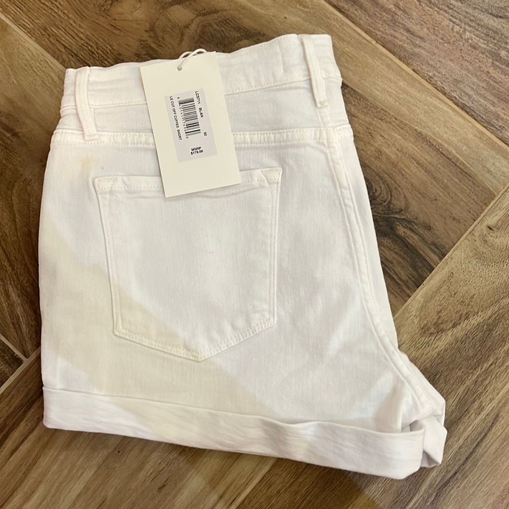 NWT Frame Le Cutoff Shorts Size 30 White
